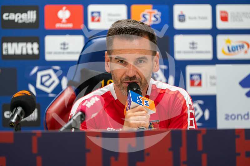 Piłka Nożna: PKO BP Ekstraklasa. Konferencja prasowa Pogon Szczecin. - Agencja Fotograficzna